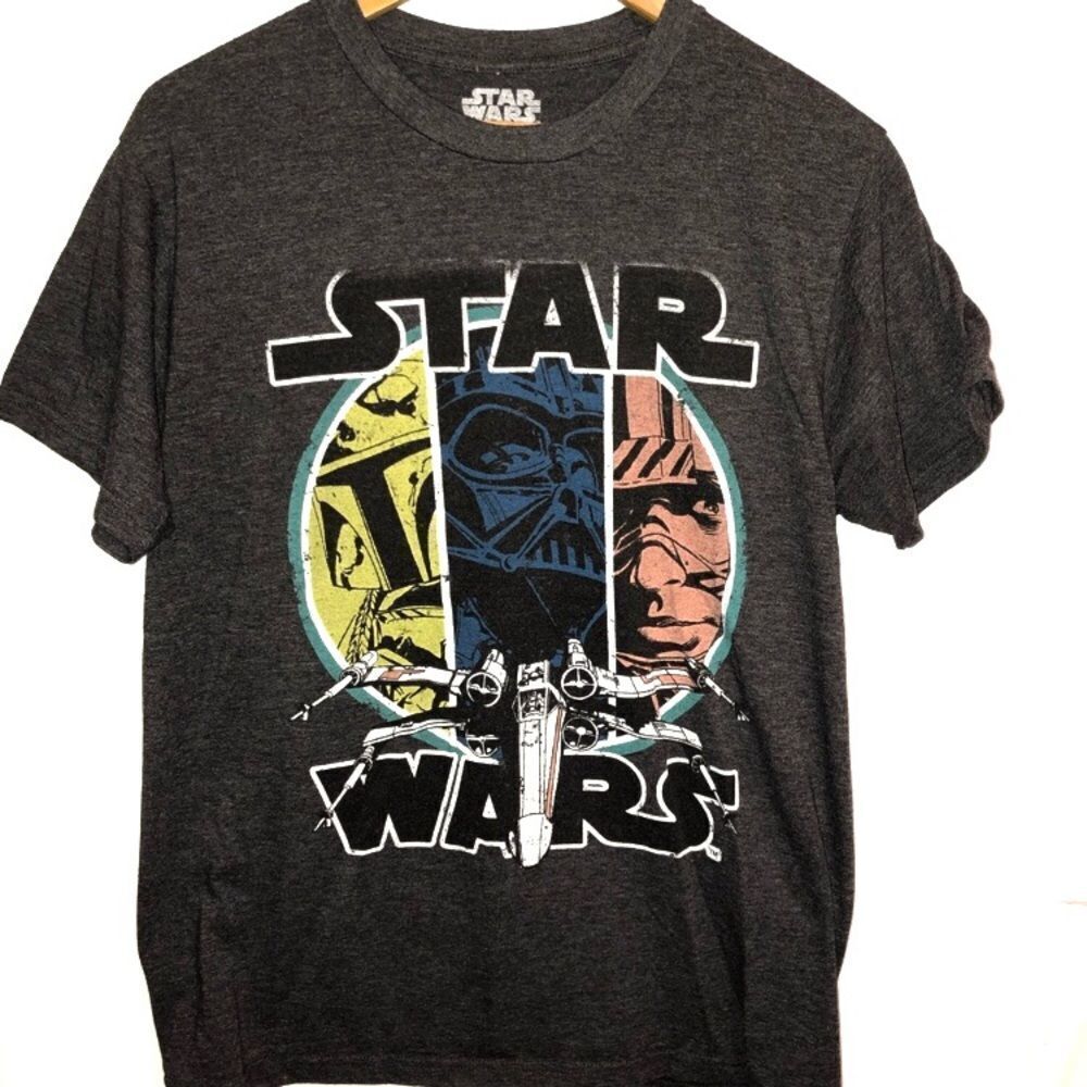 Star Wars Tshirt Grayish/black, Size Medium Men